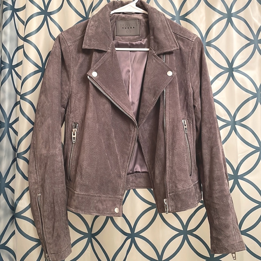 100% Zip Up Leather Jacket
